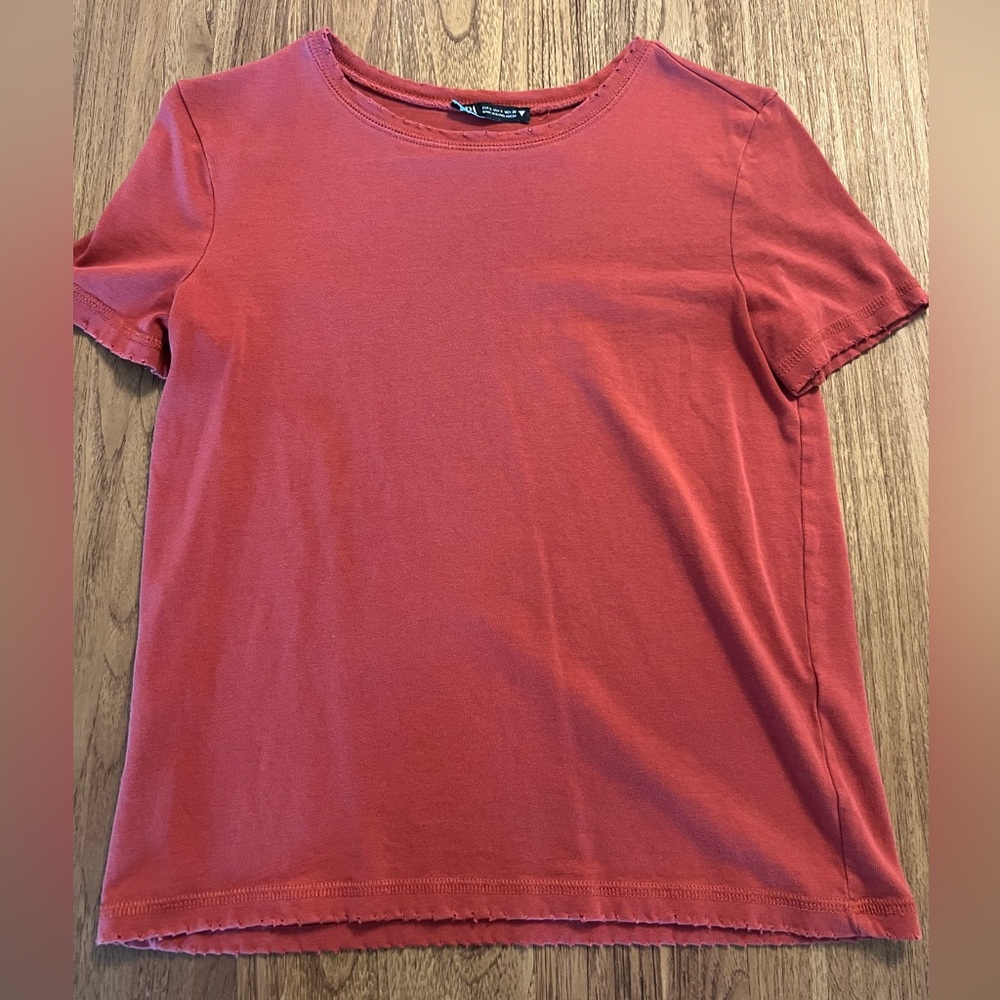Zara burnt orange tee